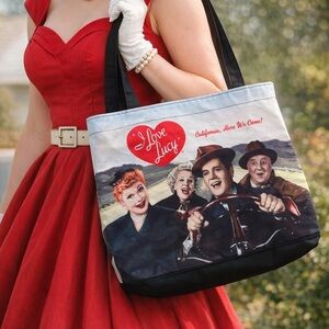 Vintage I LOVE LUCY TOTE BAG “CALIFORNIA HERE WE COME” FINAL $12